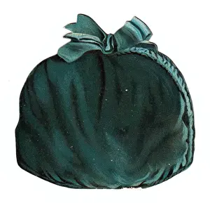 New Year card in the shape of a purse