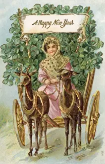 Drives Prints: New Year Clover Cart