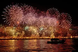 Impressive Prints: New Year fireworks, Funchal harbour, Madeira, Portugal