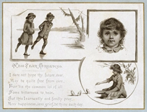 Card - Children Fishing