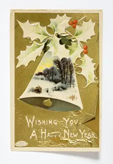 New Year postcard