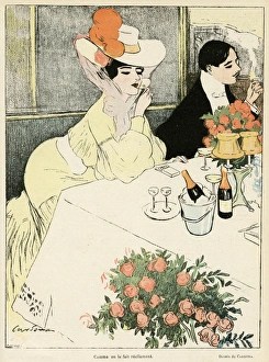 Parisians at Restaurant