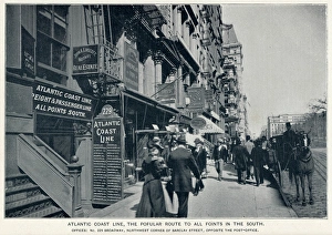 Images Dated 13th January 2016: New York, Broadway 1895