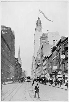 Places Collection: New York / Broadway 1895