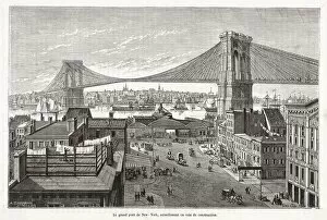 1881 Collection: New York / Brooklyn Bridge