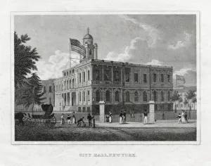 Images Dated 23rd December 2019: NEW YORK / CITY HALL 1834