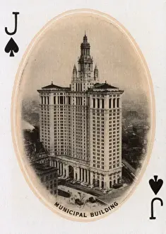 Spades Prints: New York City - Playing card - Municipal Buildings