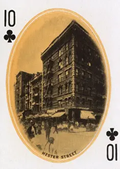 New York City - Playing card - Nester Street, 10 of Clubs