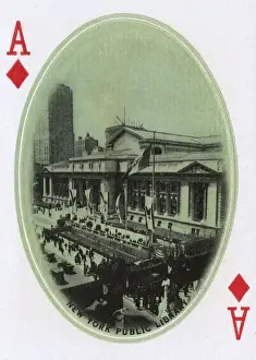 New York City - Playing card - New York Public Library