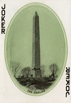 Joker Prints: New York City - Playing card - The Obelisk - Joker