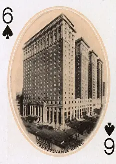 Spades Prints: New York City - Playing card - Pennsylvania Hotel
