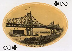 59th Prints: New York City - Playing card - Queensboro Bridge