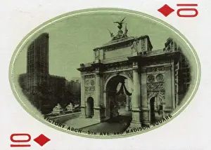 Madison Prints: New York City - Playing card - Victory Arch - 5th Avenue