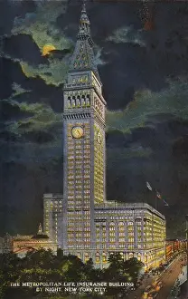 New York City, USA - Metropolitan Life Insurance Building