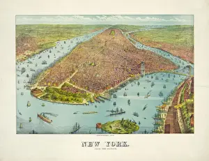 New York. from the harbor