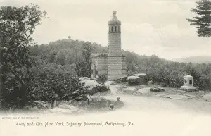 44th Prints: New York Infantry Monument, Gettysburg