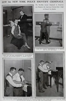 Recording Prints: New York police identifying criminals