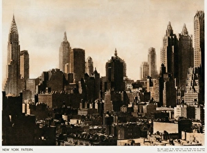 Images Dated 20th March 2012: New York skyline 1937