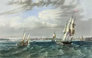 New York, taken from the bay near Bedlows Island