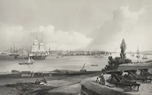Governors Prints: New York, taken from the north west angle of Fort Columbus
