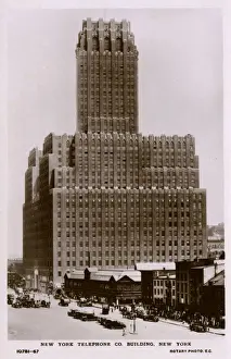 Barclay Prints: New York Telephone Co. Building, New York City, USA