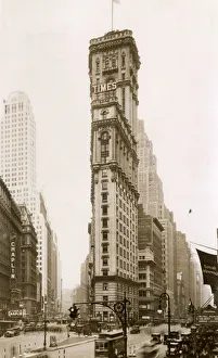 Images Dated 24th August 2018: New York Times Building - Times Square, NYC, USA