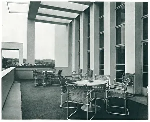 Commission Prints: New York World's Fair, Dining Room Terrace