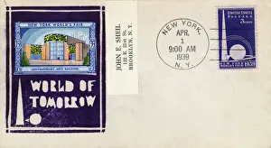 Images Dated 19th September 2017: New York Worlds Fair - First Day Cover