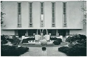 Exhibits Prints: New York World's Fair, Garden Court