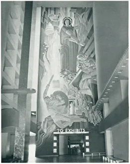 Exhibits Prints: New York World's Fair Hall Of The Judiciary