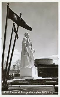 Images Dated 12th May 2017: New York Worlds Fair - Statue of George Washington