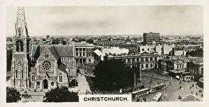 Christchurch Prints: New Zealand - Cathedral Square, Christchurch