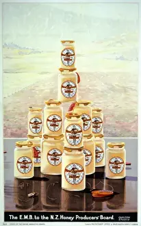 New Zealand honey poster