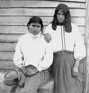 New Zealand Maori Girls Victorian period