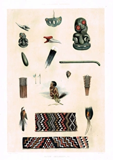 Angas Gallery: New Zealand Maori Ornaments and Decorations
