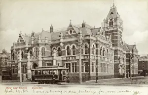 Zealand Prints: New Zealand - New Law Courts, Dunedin