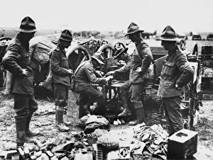 New Zealand soldiers WWI