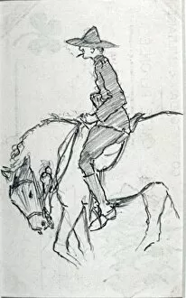 Images Dated 23rd October 2009: New Zealand trooper on his horse