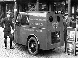 Newark Prints: Newark Delivery Van probably 1920s
