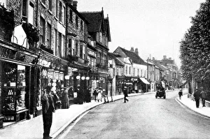 Berkshire Prints: Newbury Bartholomew Street Edwardian period