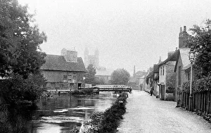 Berkshire Prints: Newbury Canal early 1900s