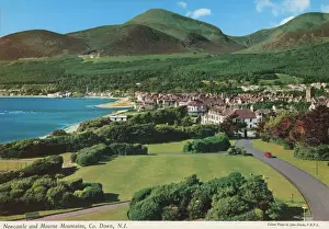 Hinde Prints: Newcastle and Mourne Mountains, Co Down, N. I. by J. Hinde