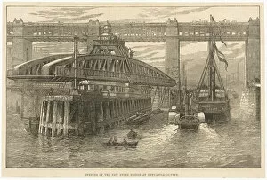 1876 Collection: Newcastle / Swing Bridge