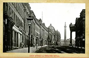 Newcastle Upon Tyne - Grey Street and Theatre Royal
