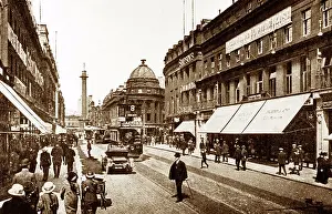 Grainger Prints: Newcastle-Upon-Tyne Grainger Street probably 1920s