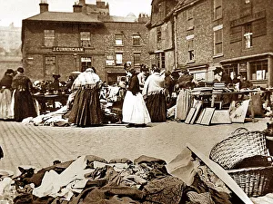 Newcastle-Upon-Tyne Paddy's Market early 1900s
