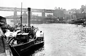 Newcastle-Upon-Tyne River Bridges early 1900s