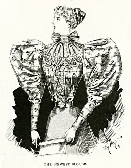 Images Dated 27th November 2017: Newest blouse 1895