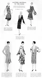 Couturiers Prints: The newest Parisian fashion models, 1926
