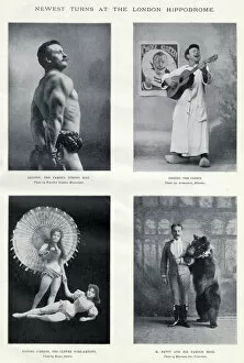Acrobats Gallery: Newest turns at the London Hippodrome 1900